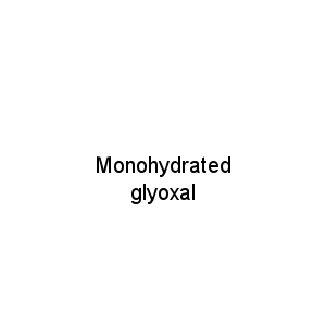 Monohydrated glyoxal